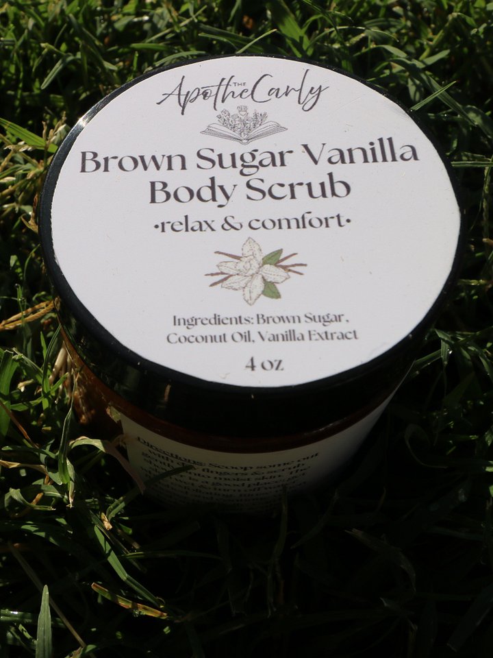 Brown Sugar Vanilla Body Scrub 4 oz product image (1)