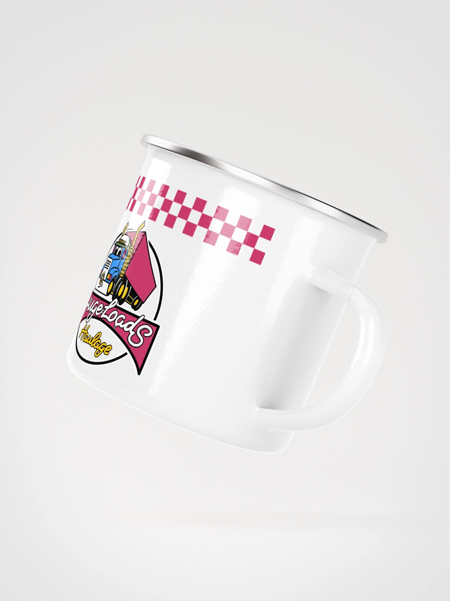 Huge Loads Haulage Enamel Mug product image (3)