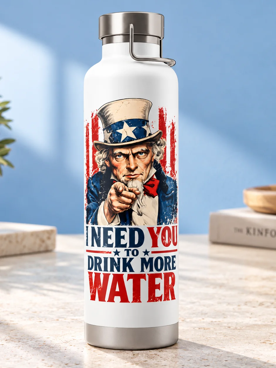Uncle Sam Water Bottle product image (2)