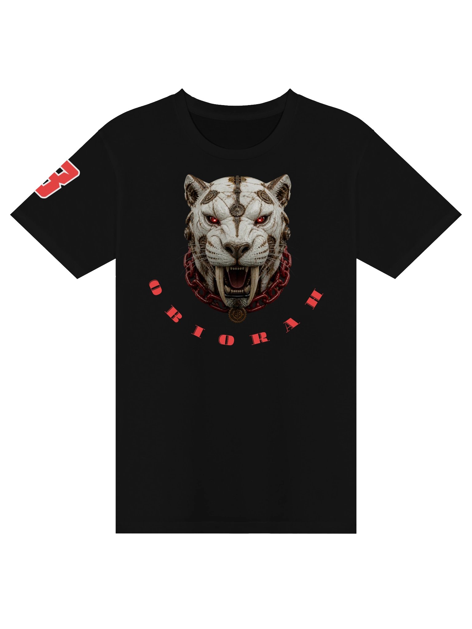 Cyber Feline Fury - Cyberpunk Tee product image (1)