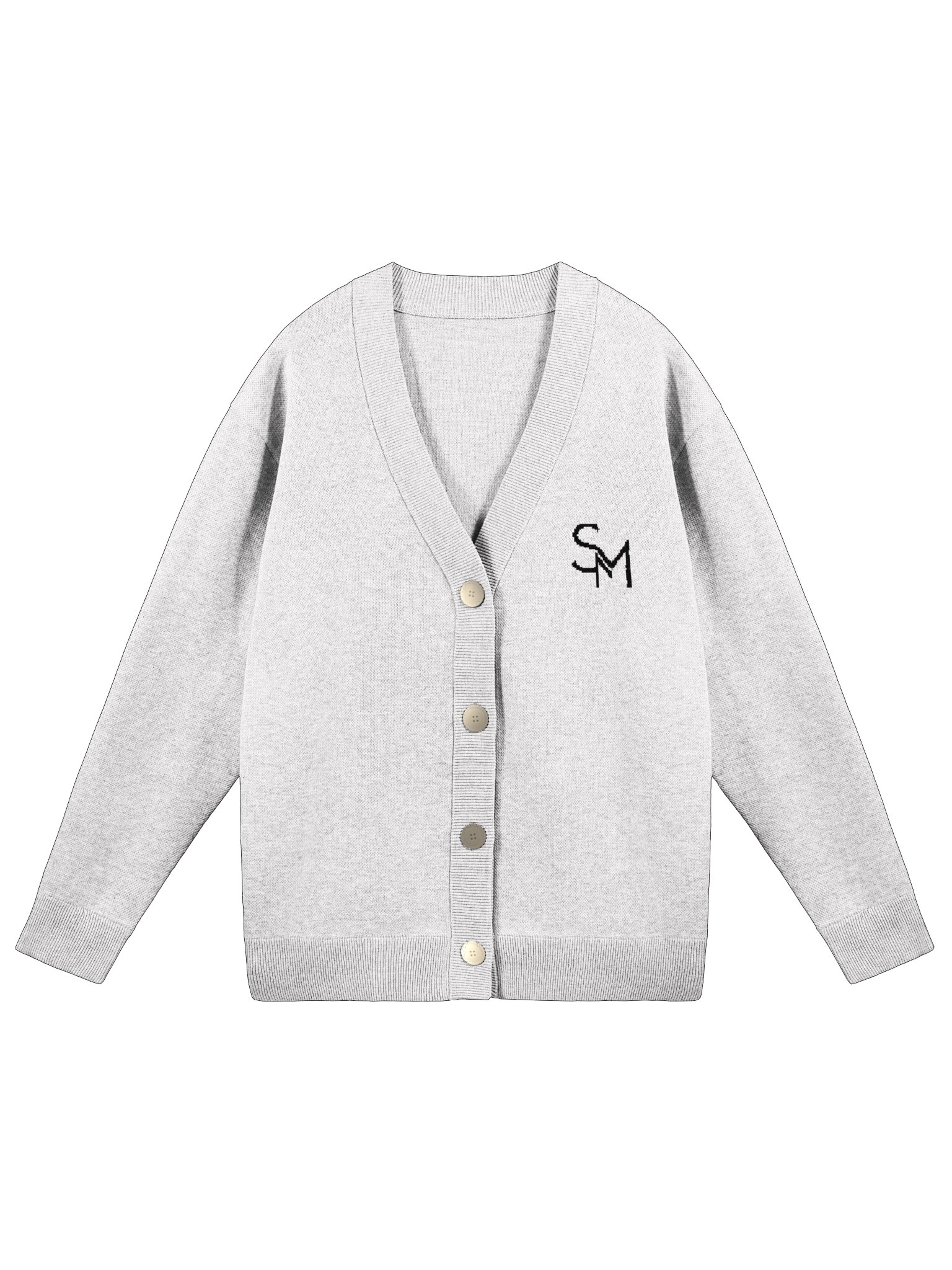 Cardigan W/O Pockets Knit Pattern product image (3)