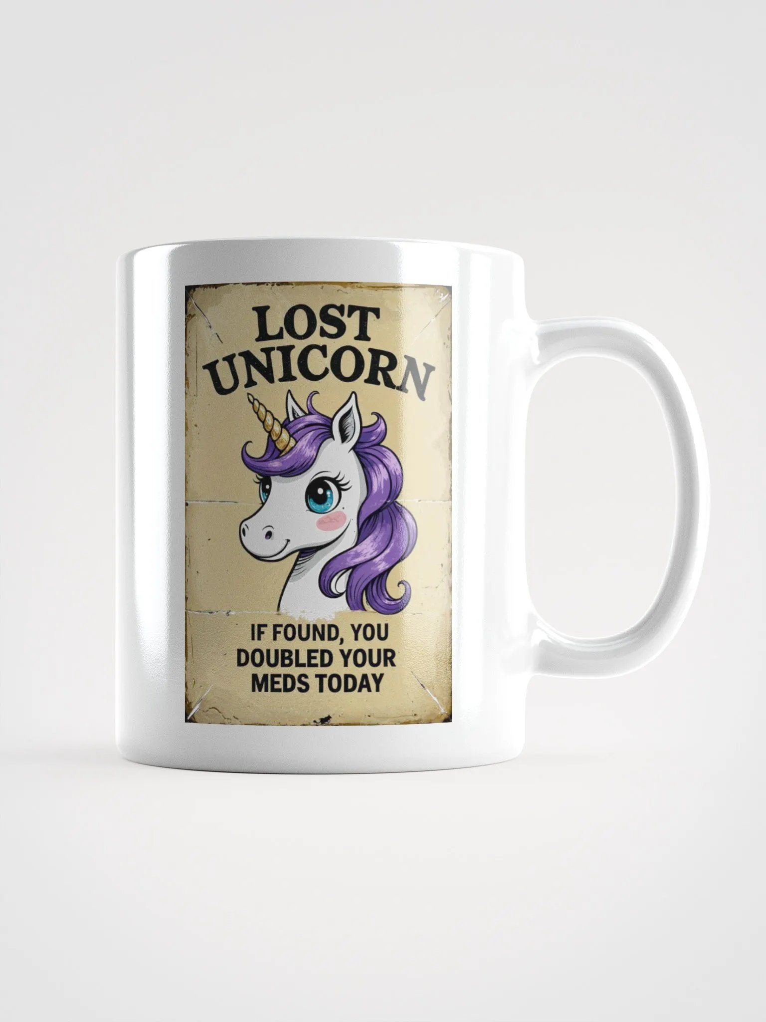 Lost Unicorn White Mug product image (3)