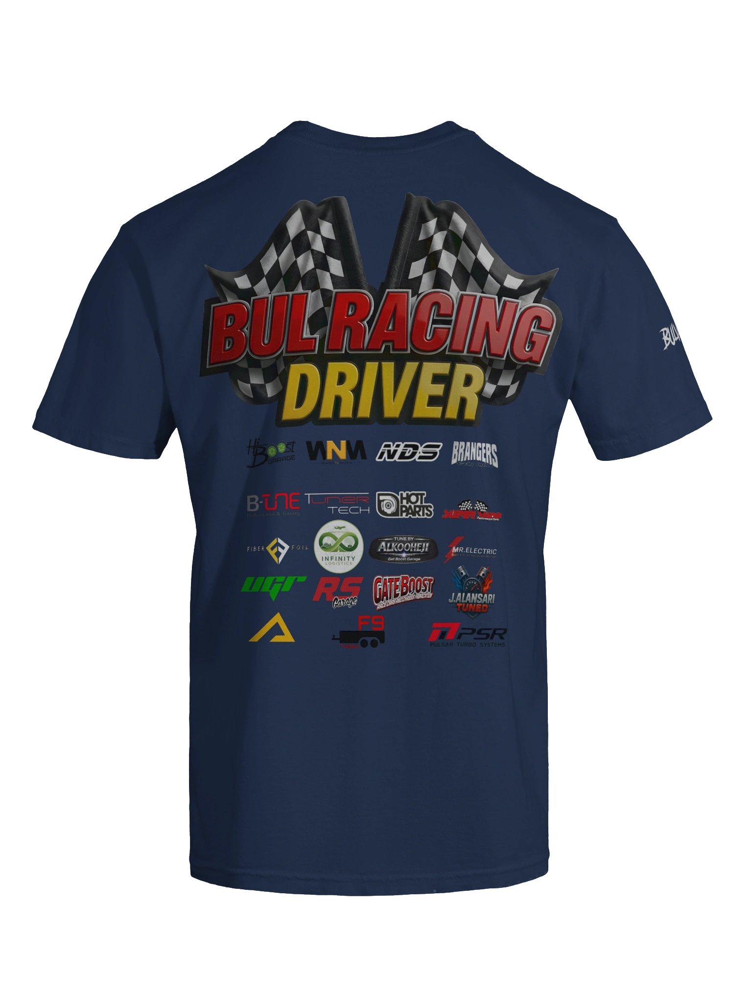 BULRACING driver -Dyed Heavyweight T-Shirt Team - nGLFkfYTaxY
