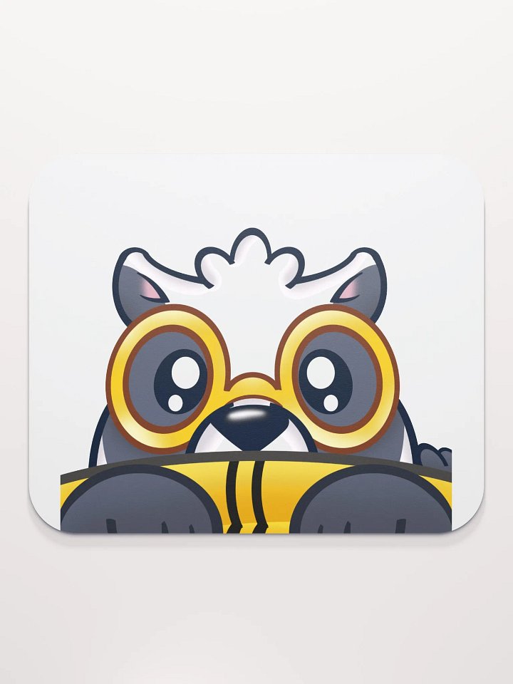 Lurking badger mouse pad product image (2)
