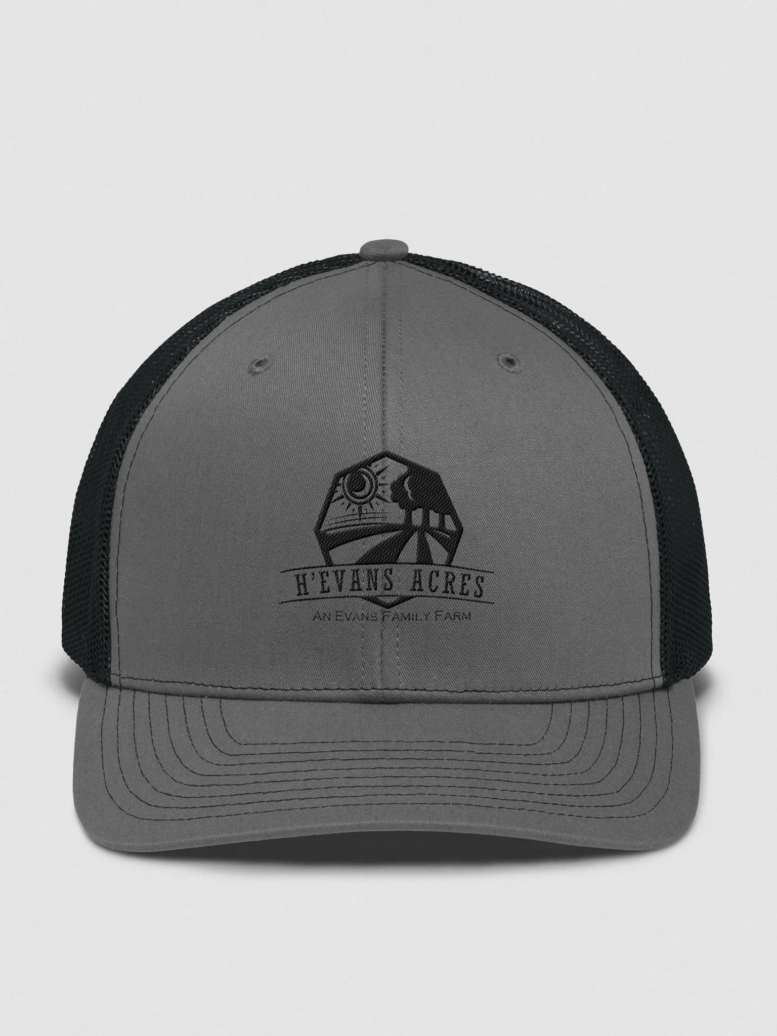 H'Evans Acres Black Logo Hat product image (1)