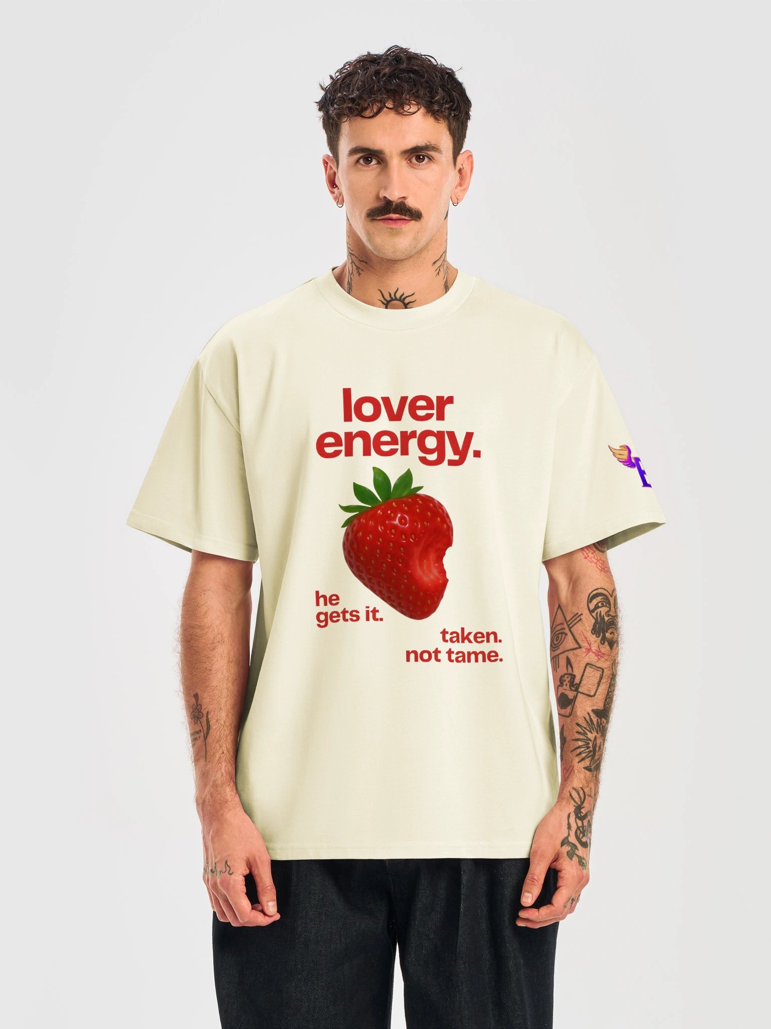 Taken, Not Tame Strawberry Tee product image (5)