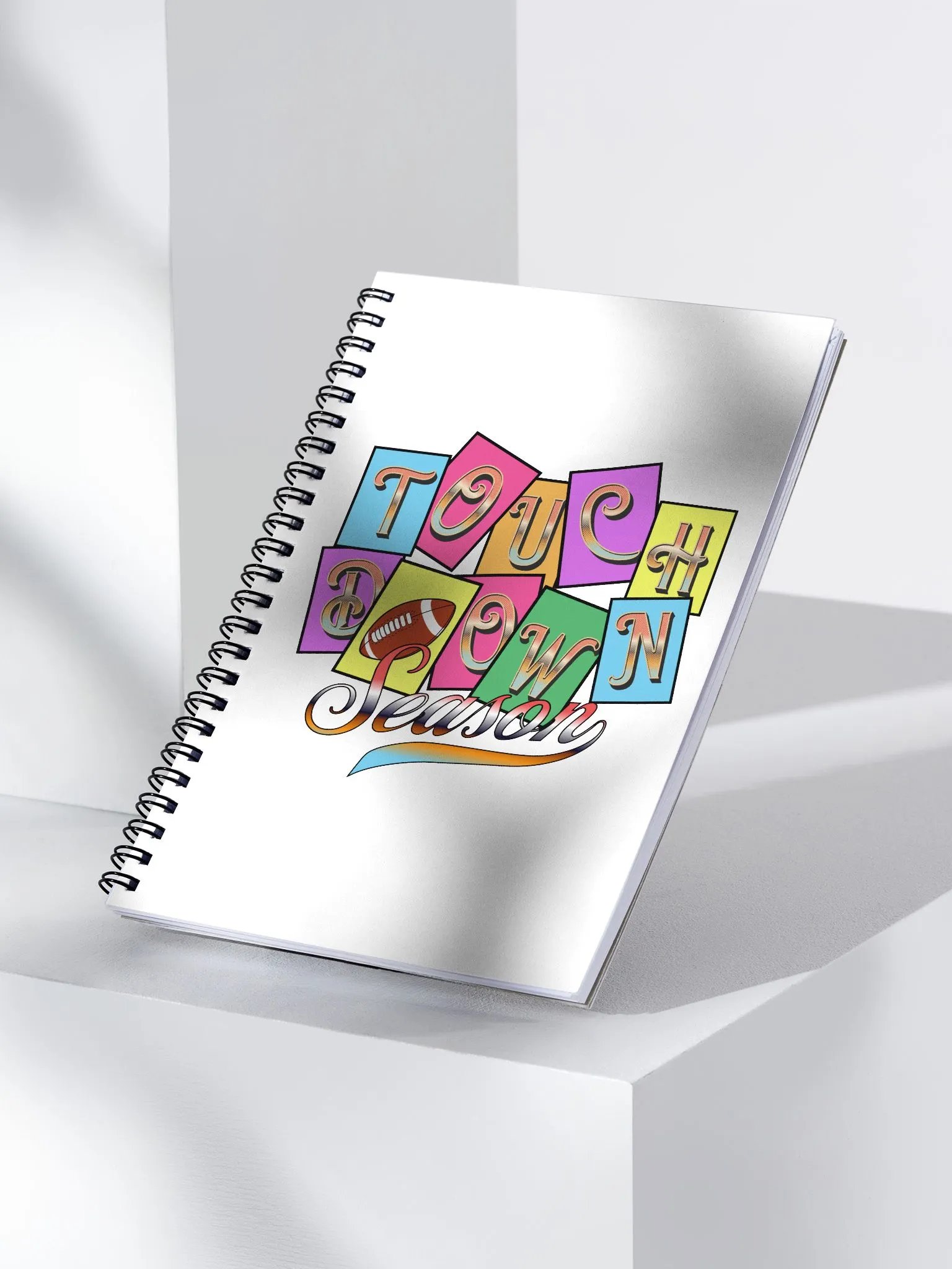 Touchdown Season Spiral Notebook product image (2)