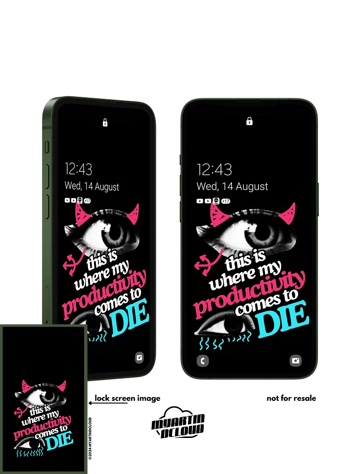 Devil’s Downtime Lock Screen Wallpaper product image (1)
