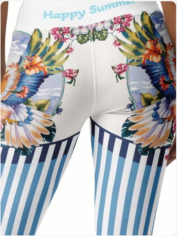 Eagle-Hawaiian hawk-Yoga leggings product image (4)