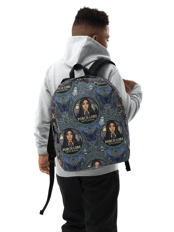 PORCH LORE DEVAN PERIWINKLE MOTH MINIMALIST BACKPACK product image (2)