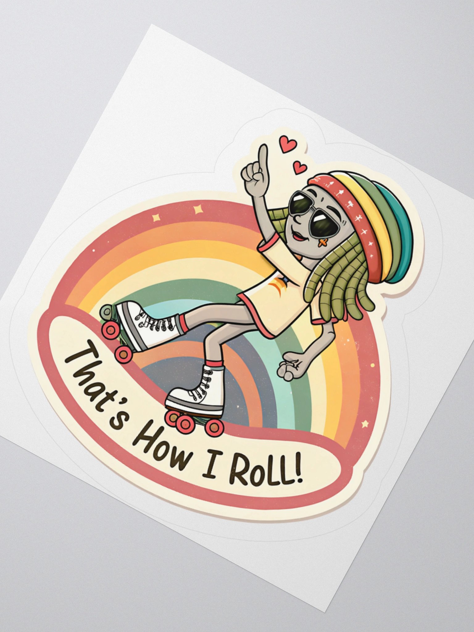 Rasta Roller Skater Stickers product image (6)