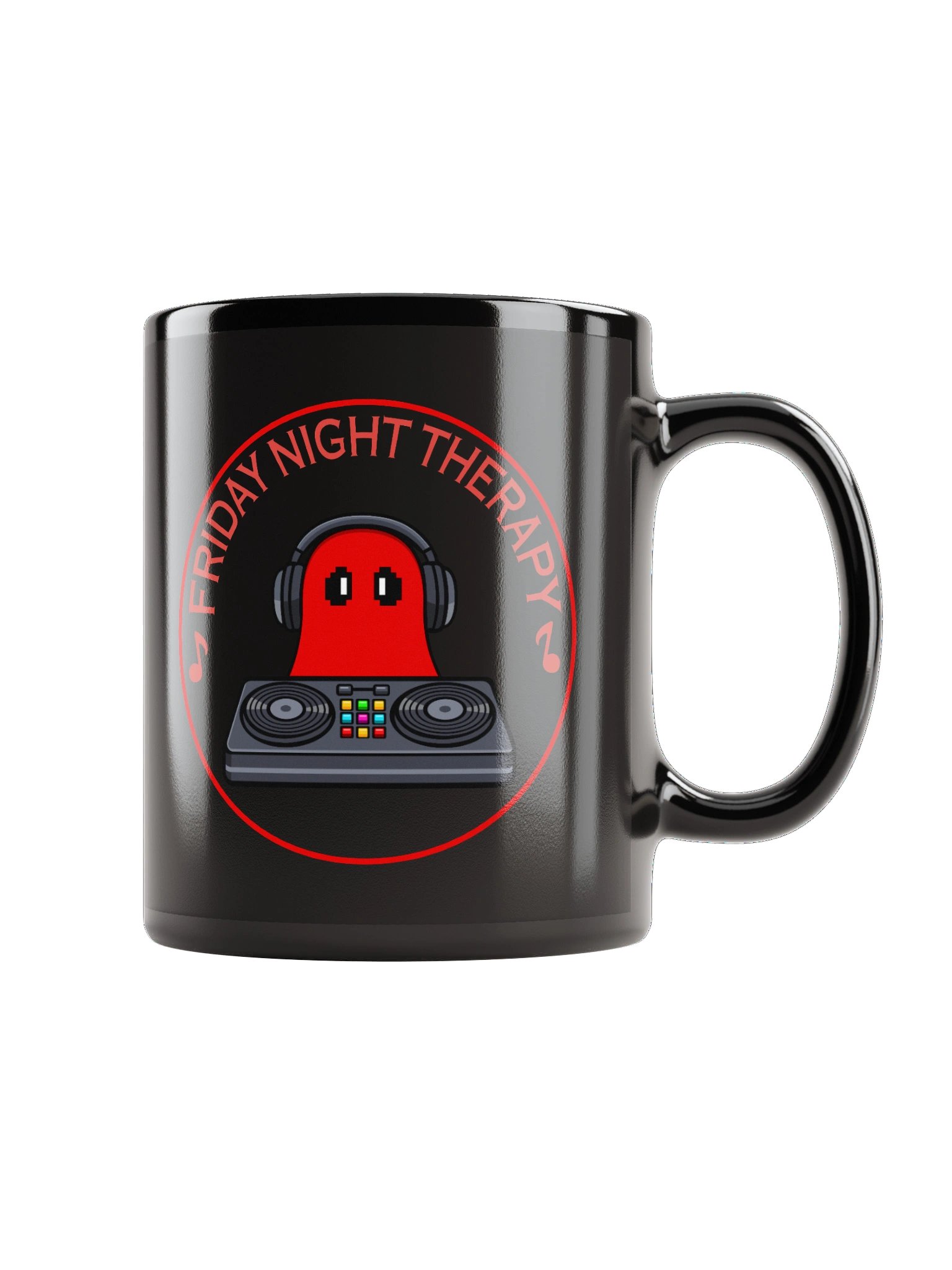 Friday Night Therapy Mug (Black) product image (1)