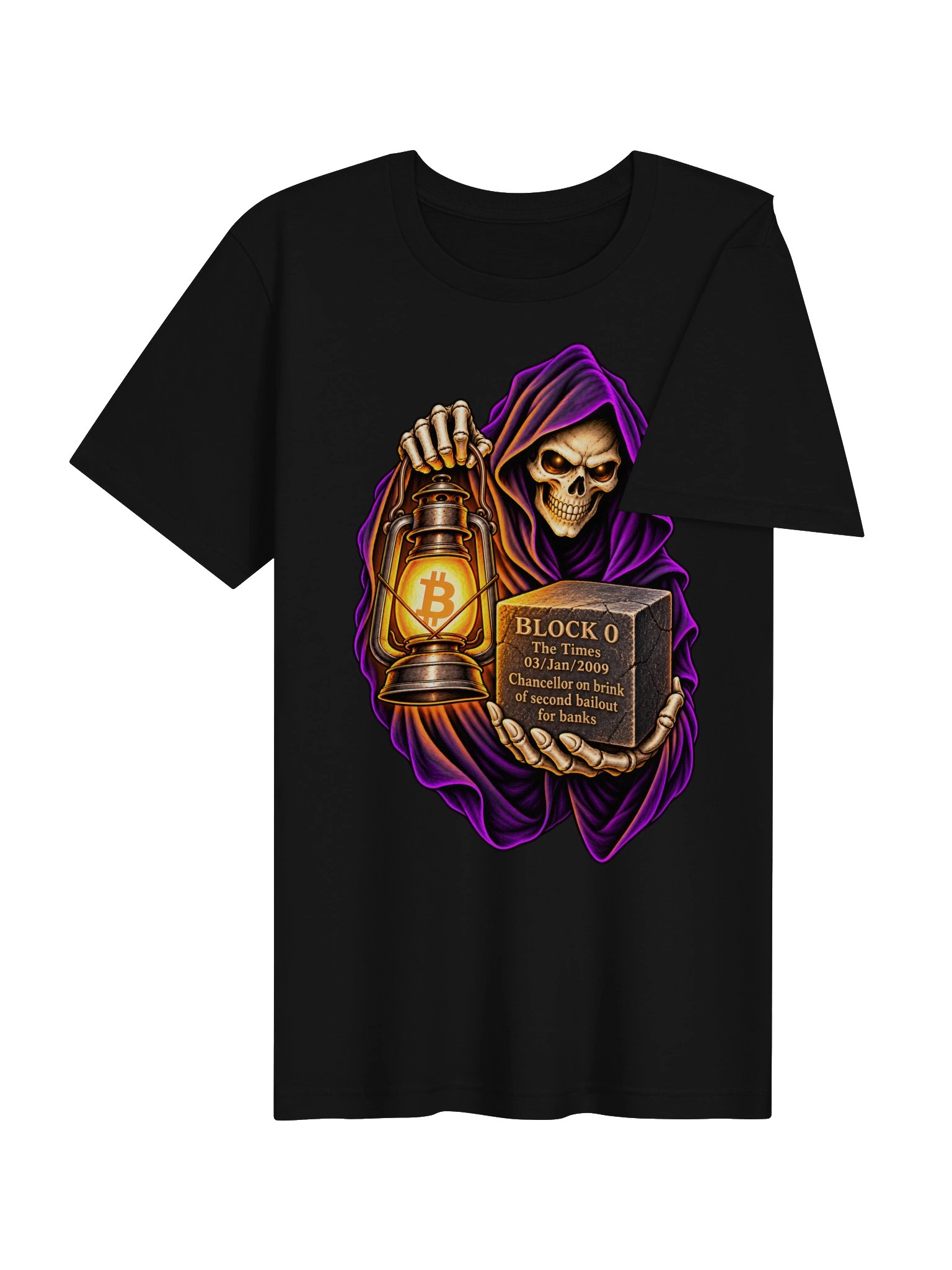 Genesis Reaper Full-Front Bitcoin T-Shirt product image (4)
