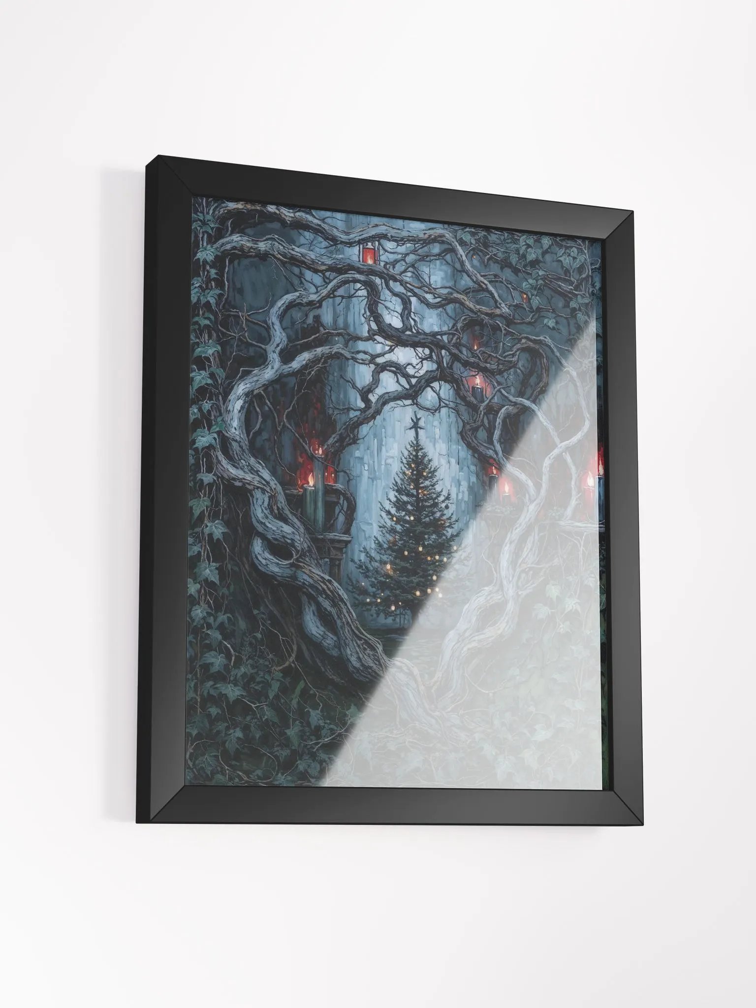Dark Christmas Pathway Framed Print product image (15)