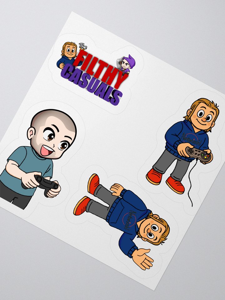 The Filthy Casuals Kiss Cut Stickers Set product image (4)