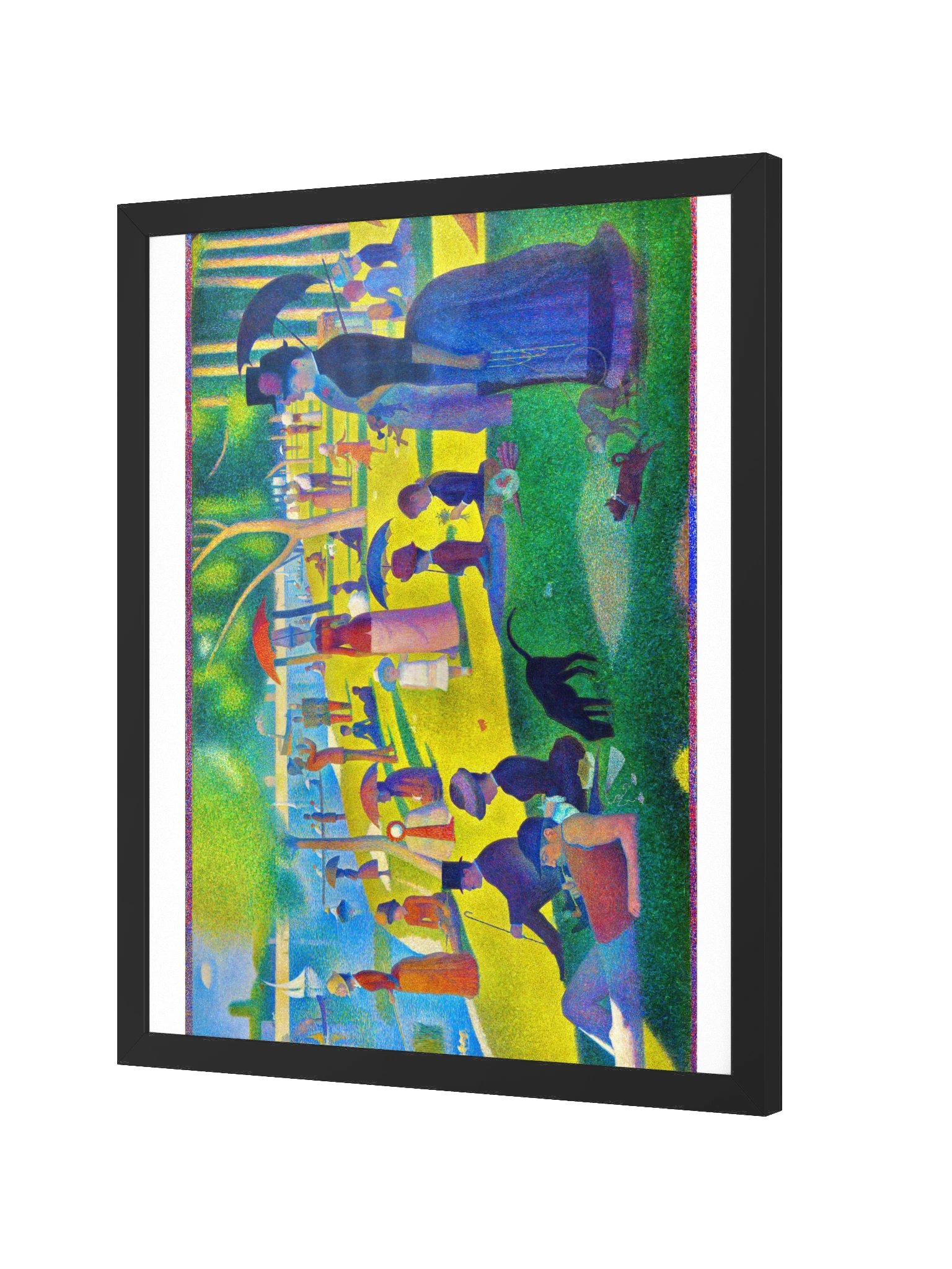 A Sunday Afternoon on the Island of La Grande Jatte — Large Framed Matte Poster product image (6)