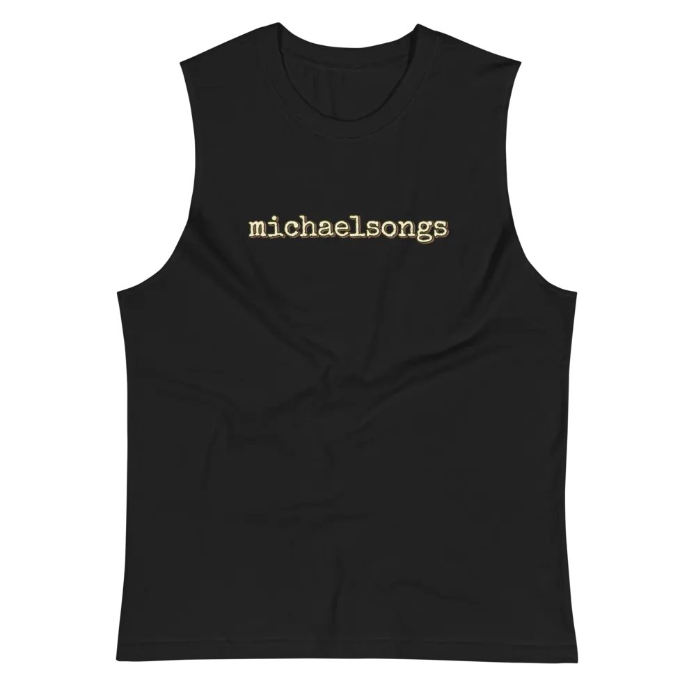 muscle shirt with horizontal logo product image (8)