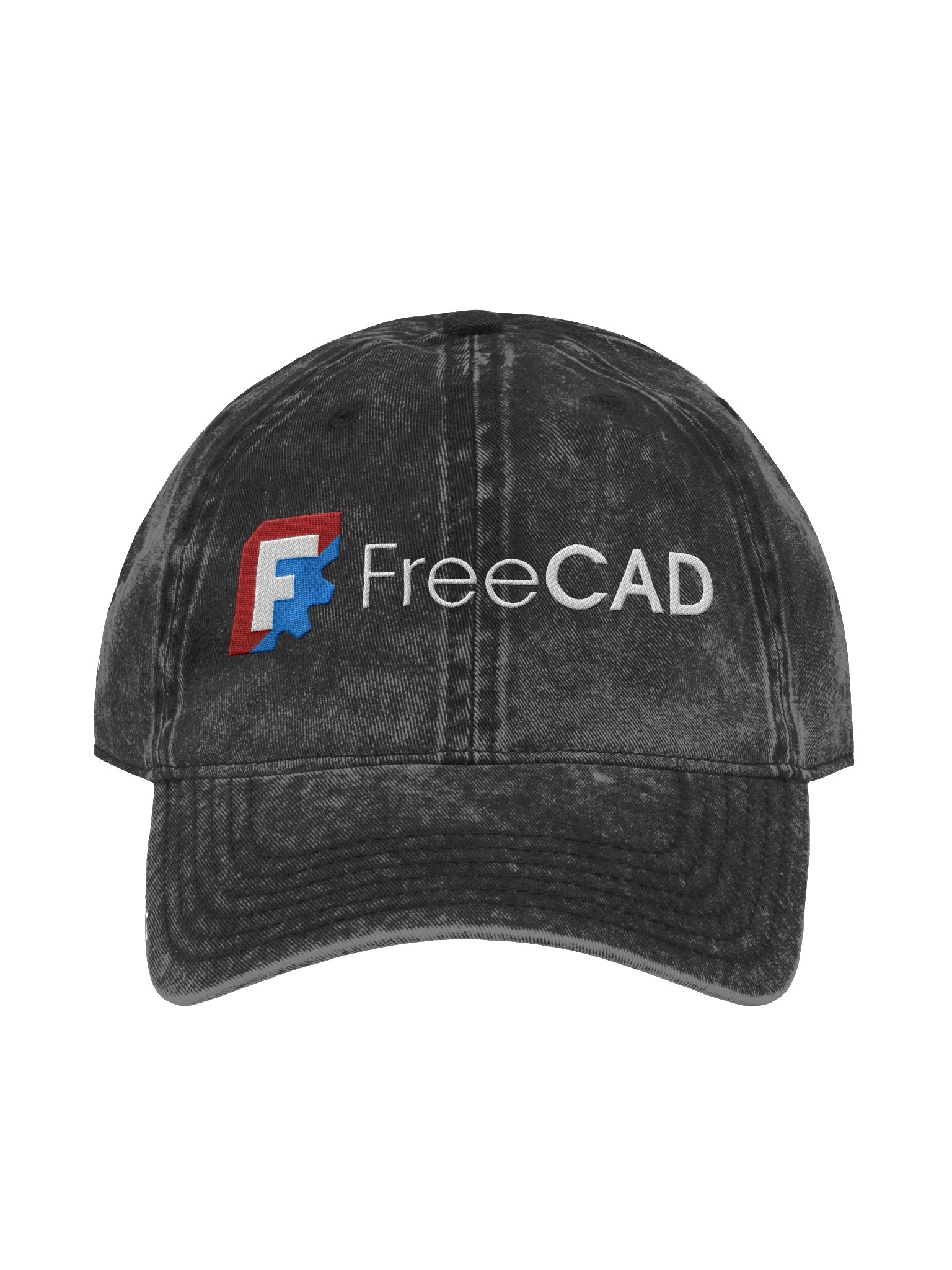 FreeCAD Stonewashed Embroidered Baseball Cap product image (1)