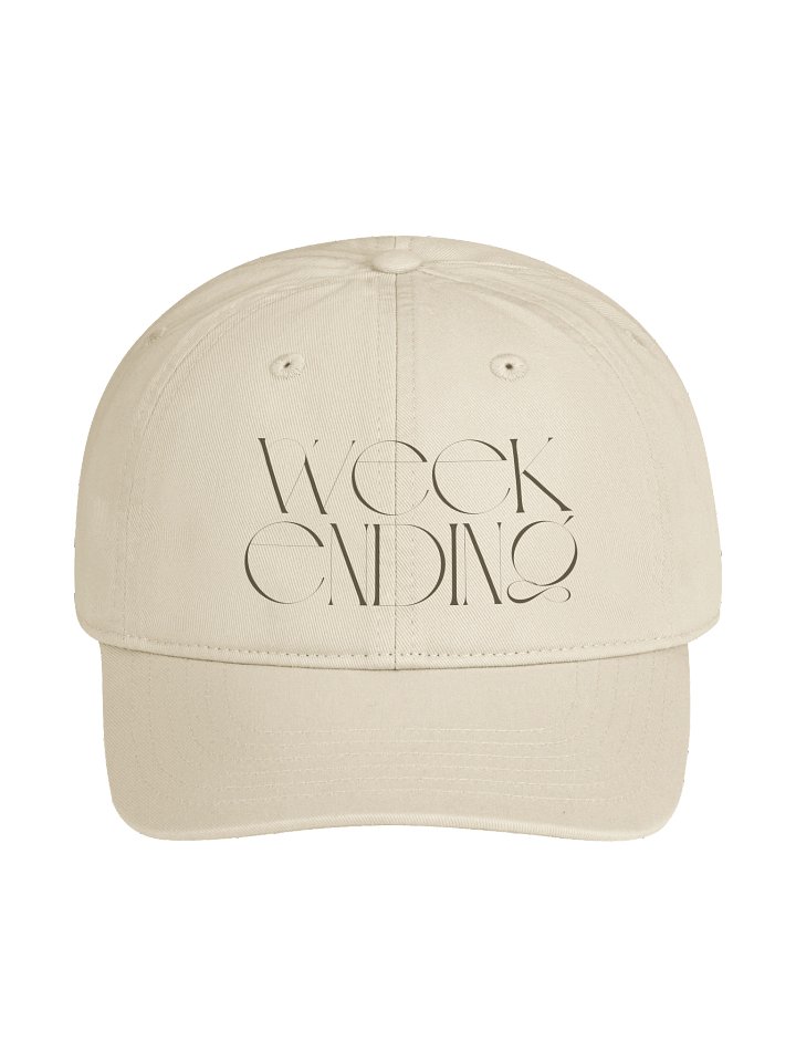 The Weekending Stacked Logo Cap product image (2)
