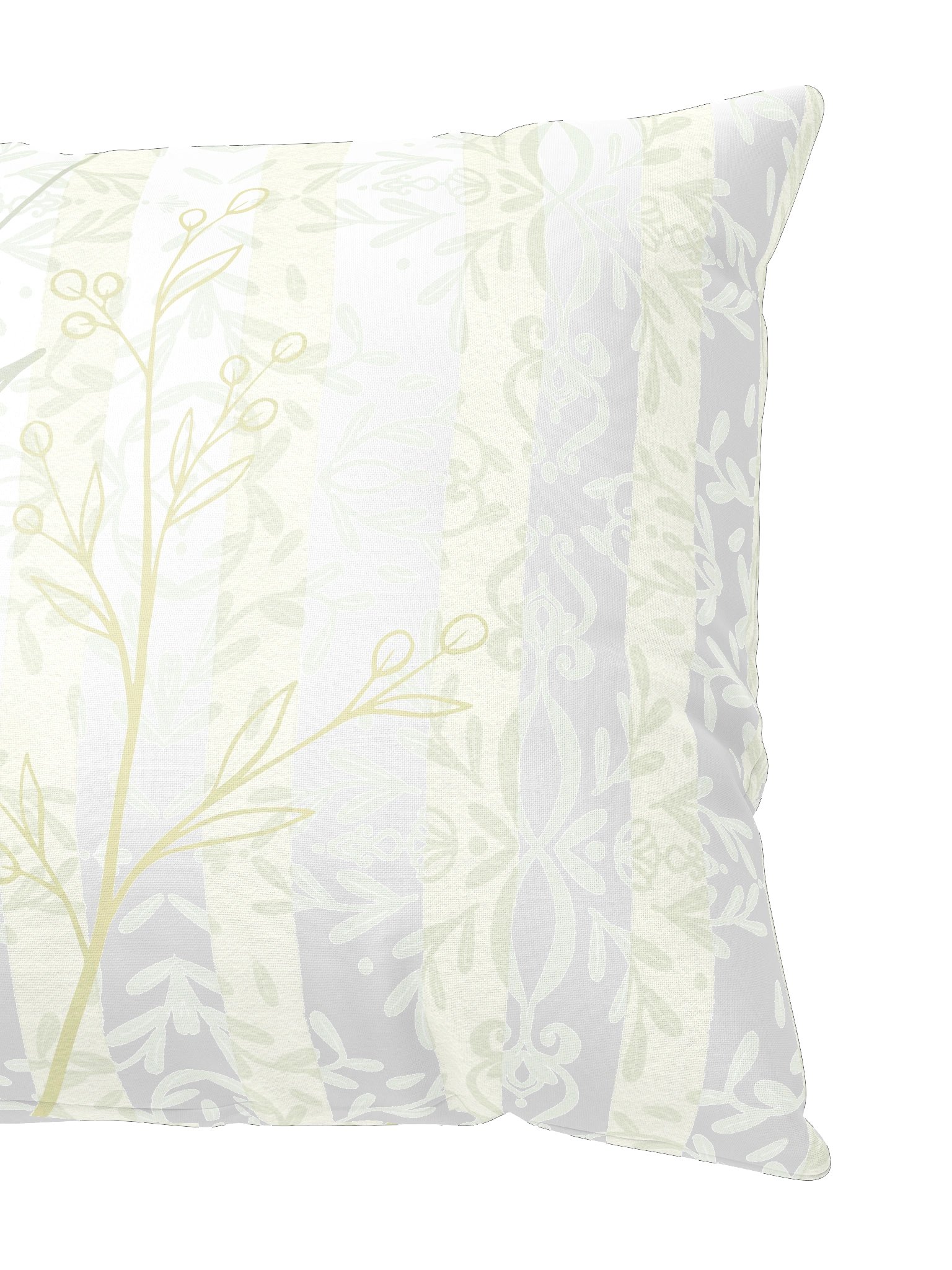 Heritage Calm Pillow - Wildflower Stripes Sage Gold product image (4)