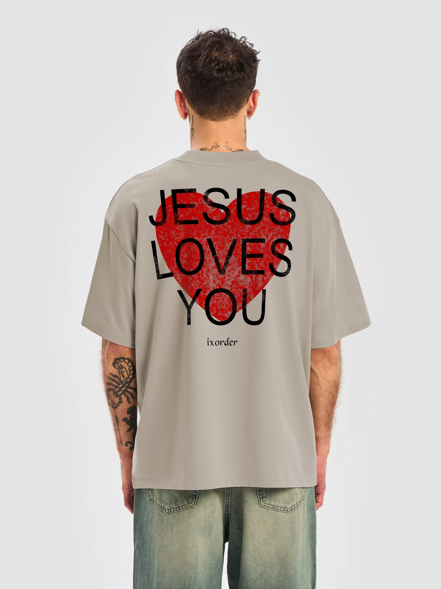 I LOVE JESUS TEE (Reverse) product image (6)