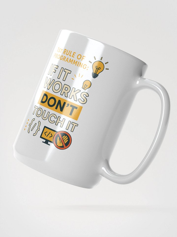 1st Rule of Programming Mug 😄 product image (2)