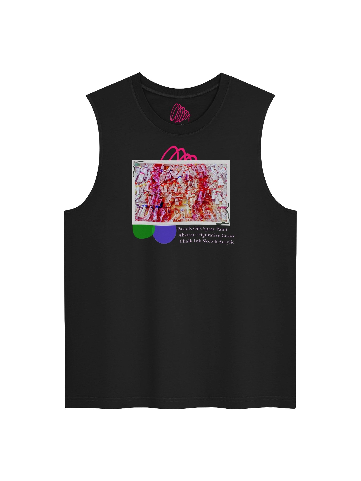 Punk Paint Muscle Tank product image (2)