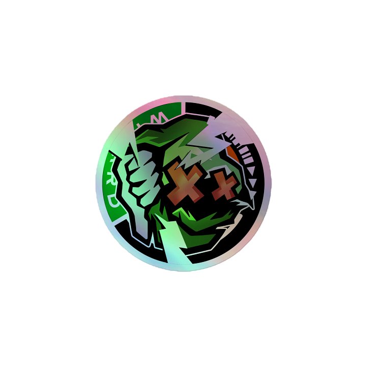 The Holographic Wizard Sticker - Green Edition product image (1)