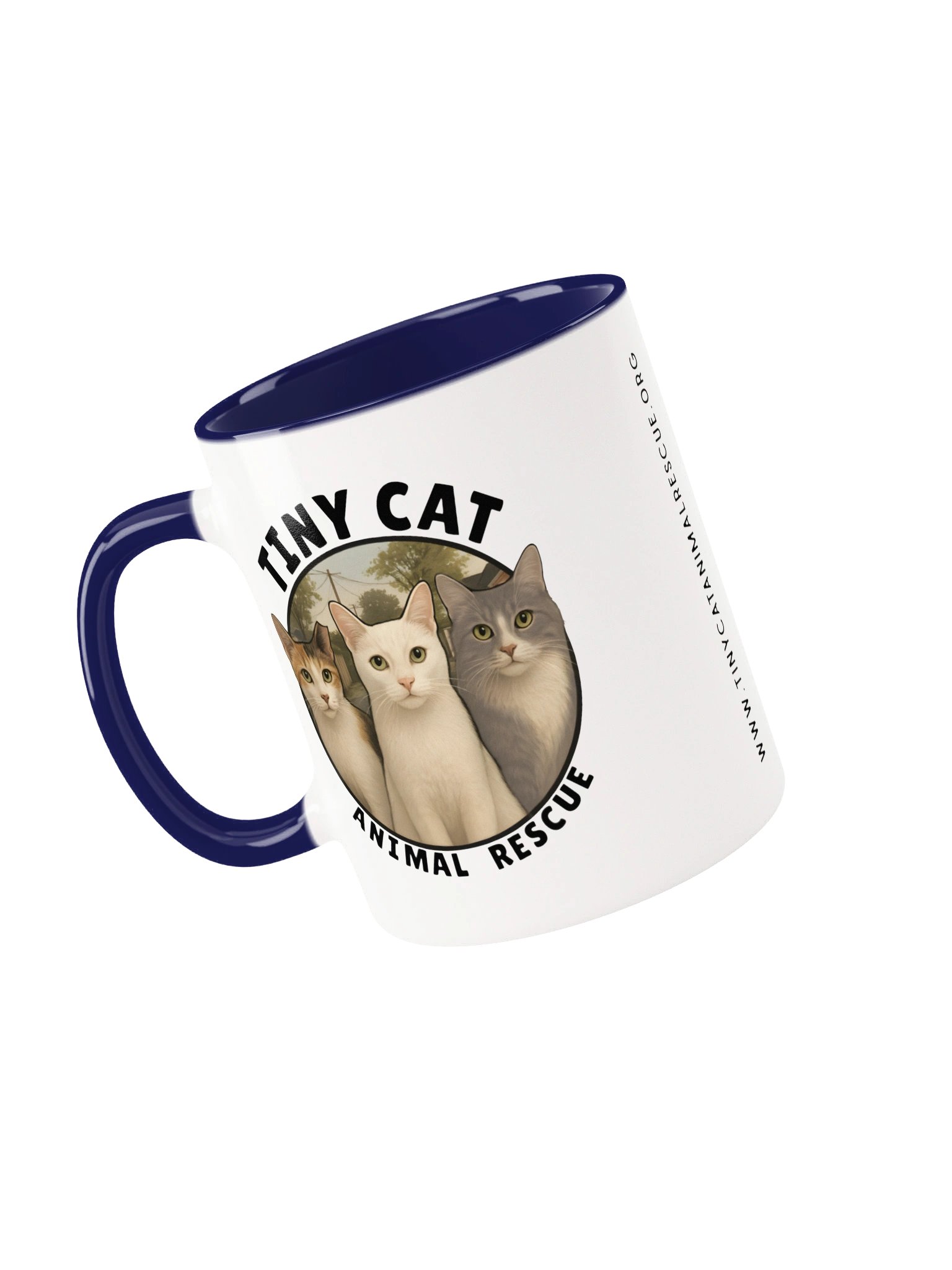 Tiny Cat Logo Two-Tone Mug product image (3)