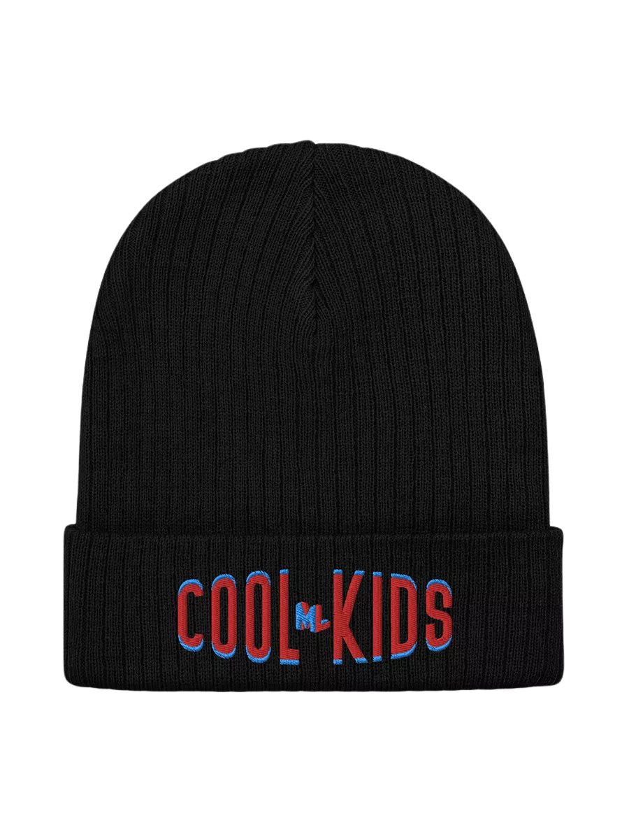 Embroidered Cool Kids - Ribbed Knit Beanie product image (1)