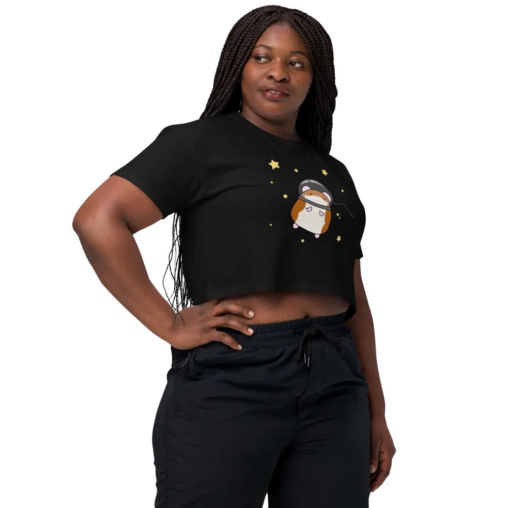 Space Hamster Premium Crop Tee product image (9)