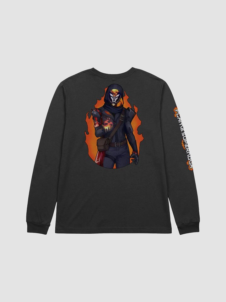 Mask Icon v2 (White) Bella+Canvas Long Sleeve T-Shirt product image (2)