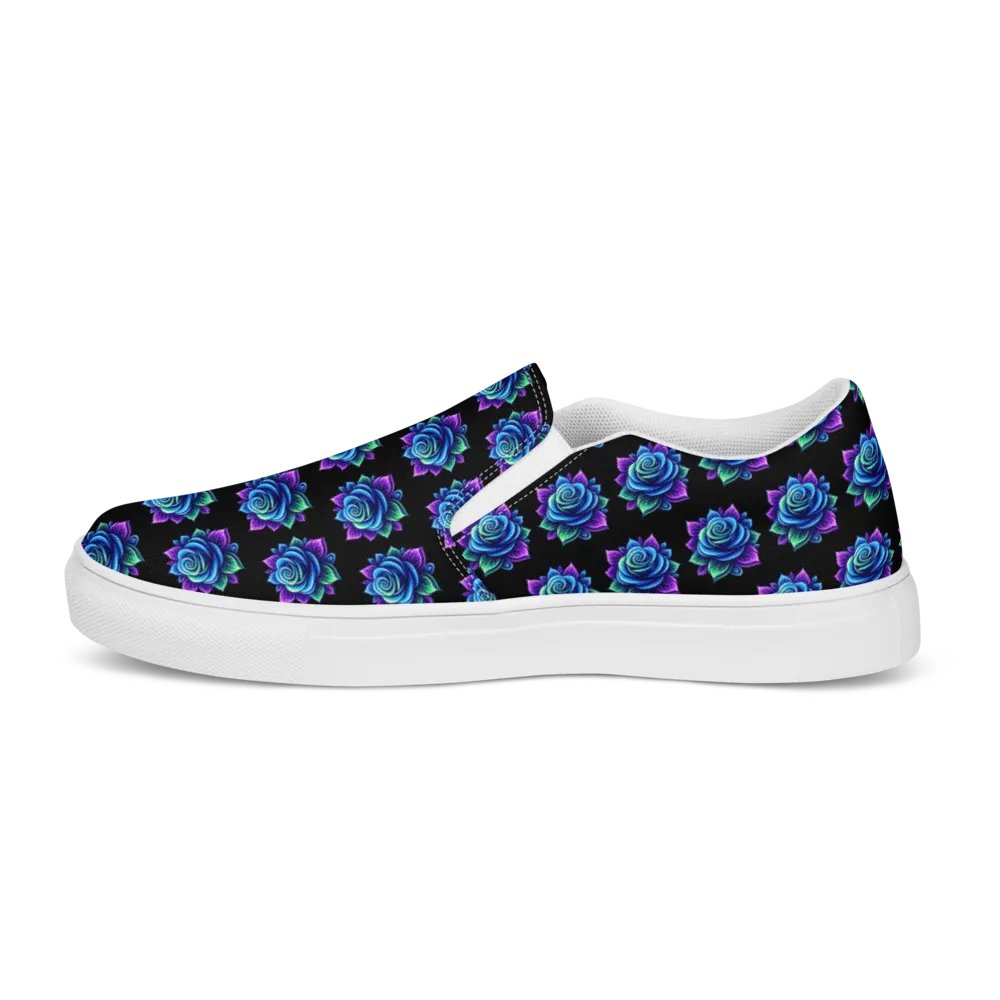Roses Are DullBlah's Women's Slip-On Shoes product image (9)