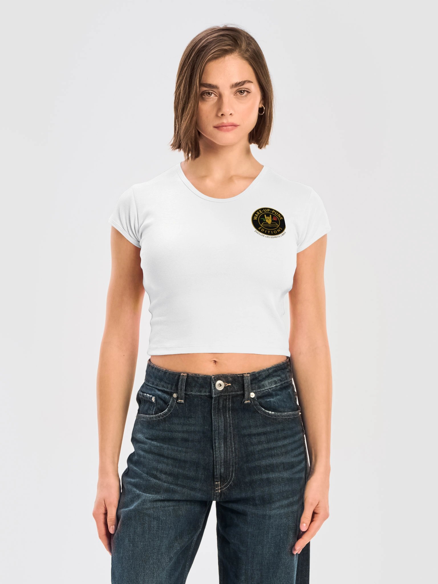T-shirt Femme Wake Up Punk product image (3)