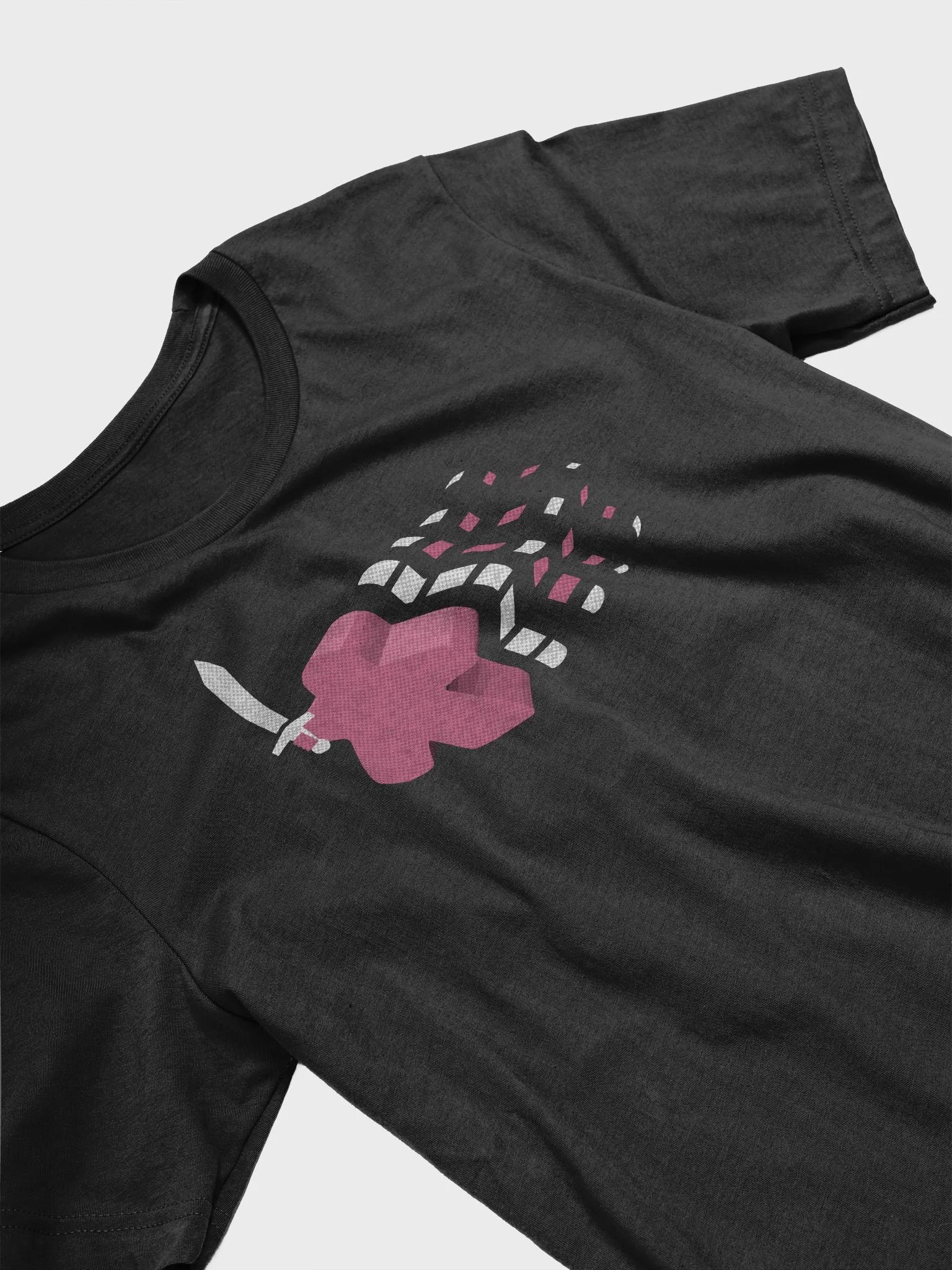 Vaporwave Meeple Shirt, Board Gamer T-shirt, Pink product image (5)