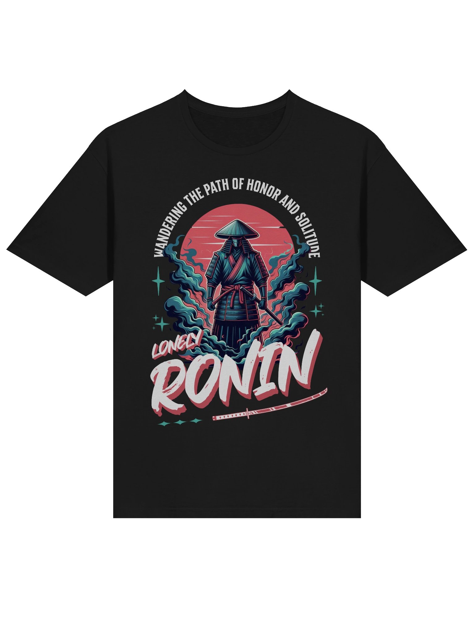 Lonely Ronin Wandering Path T-Shirt - Gildan Softstyle product image (2)