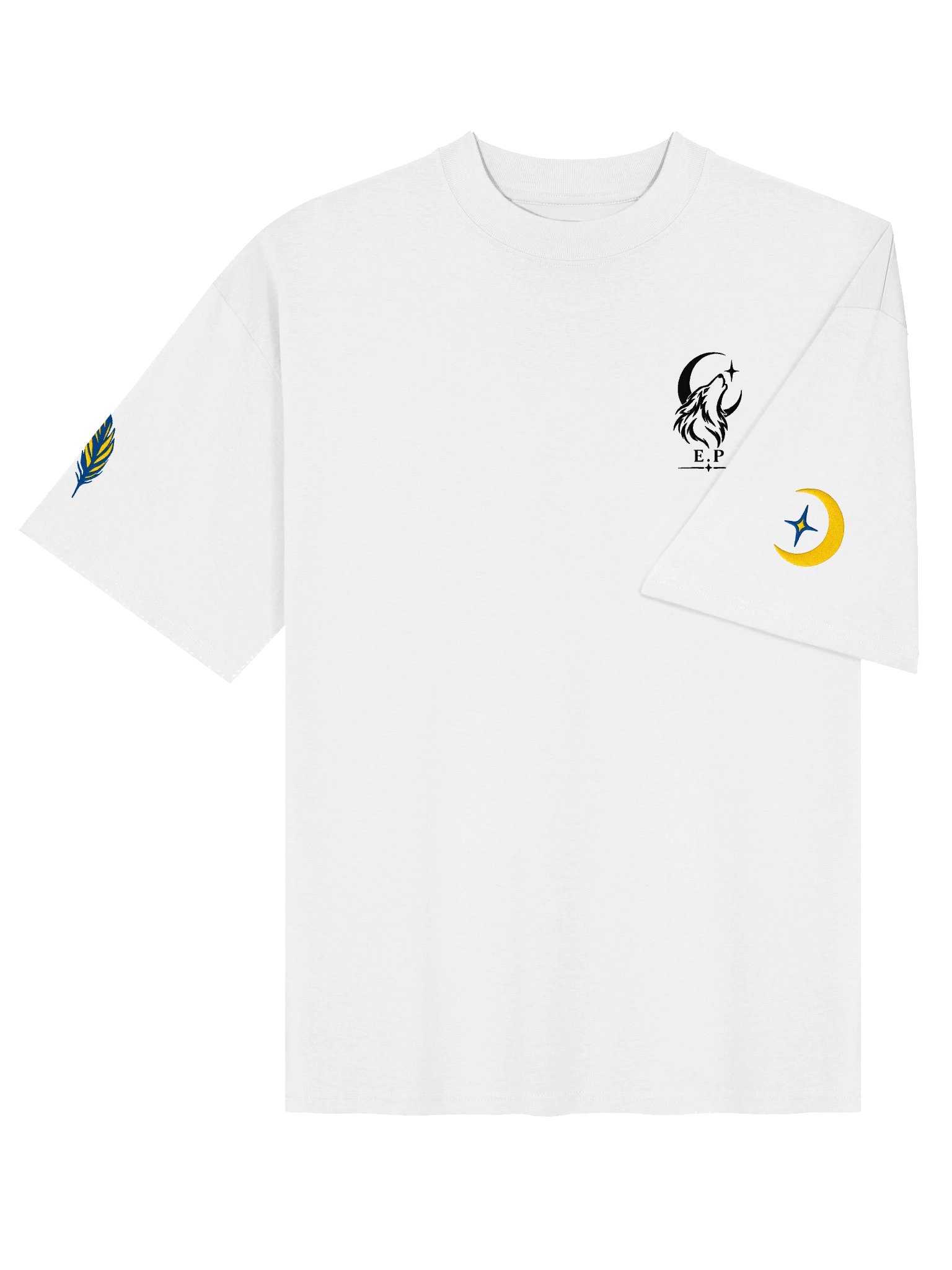 Tshirt Premium 100% coton - Elyanore Phirel manche et buste brodé product image (10)