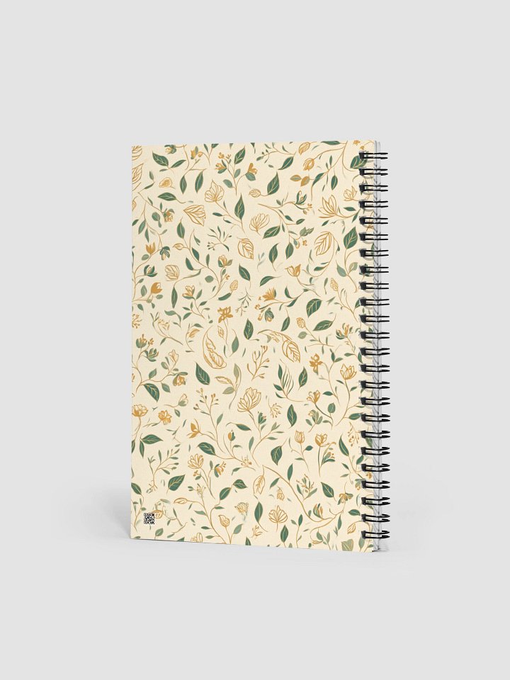 Golden Vines Spiral Notebook product image (2)