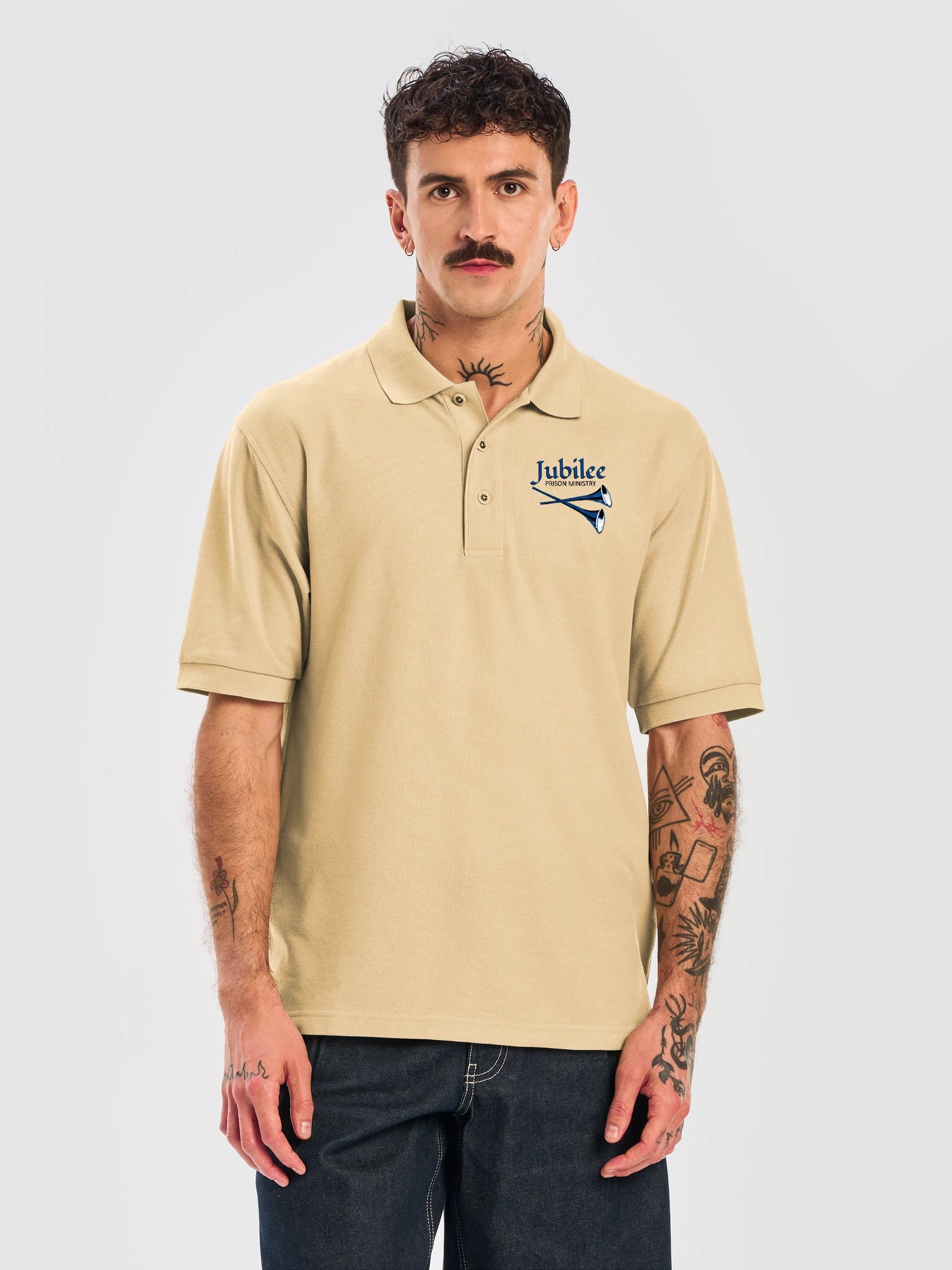 Men's Polo Jubilee Trumpet Logo Light Colors product image (5)