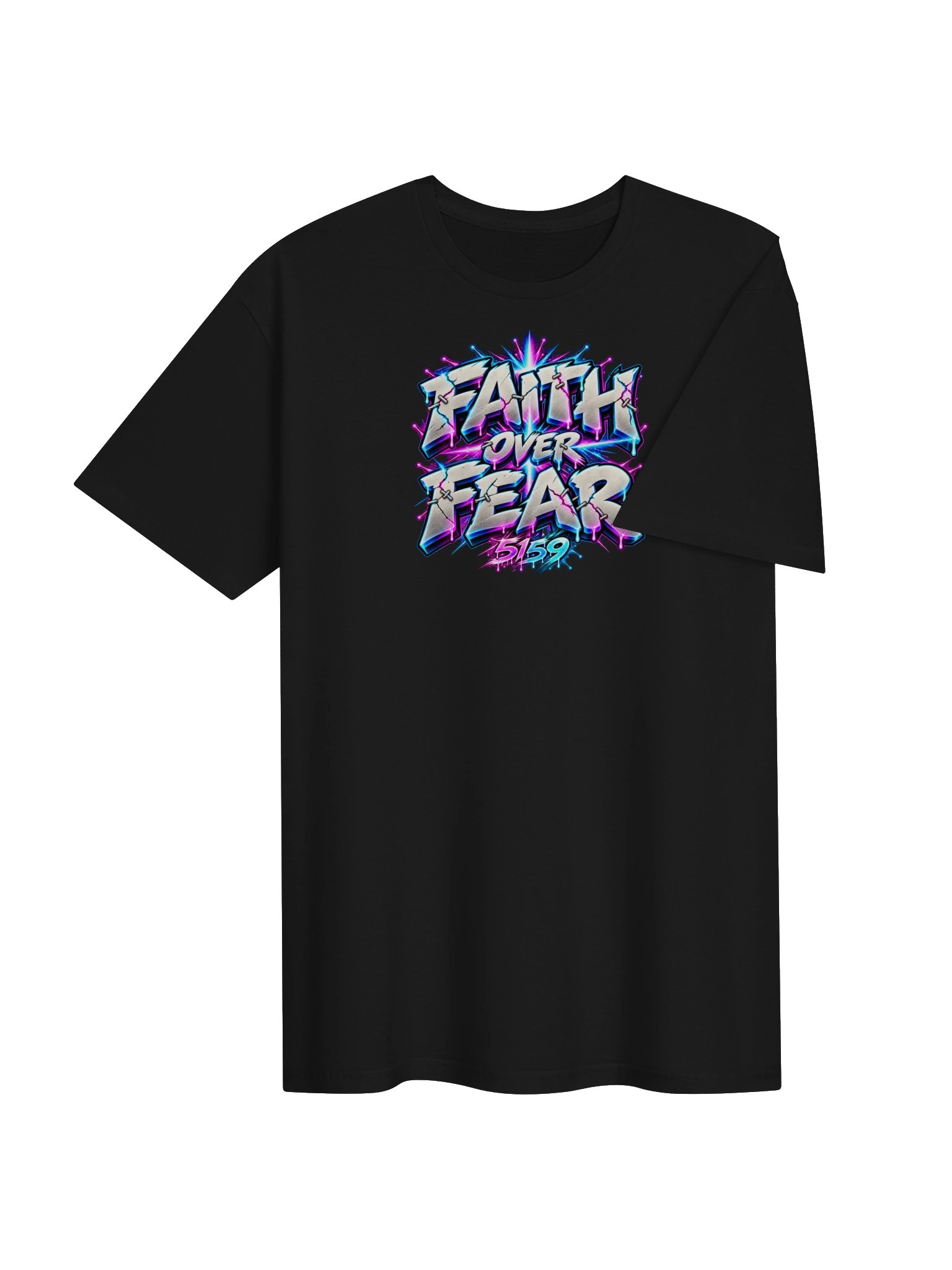 5159 Faith Over Fear (Unisex) T-Shirt product image (4)