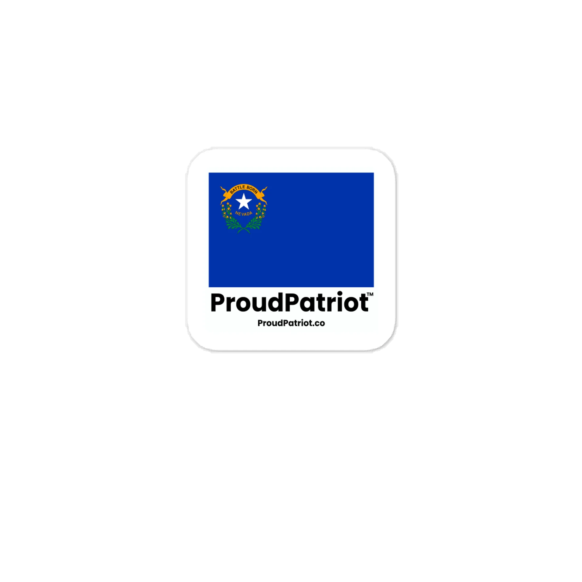 Nevada State Flag Vinyl Sticker product image (1)