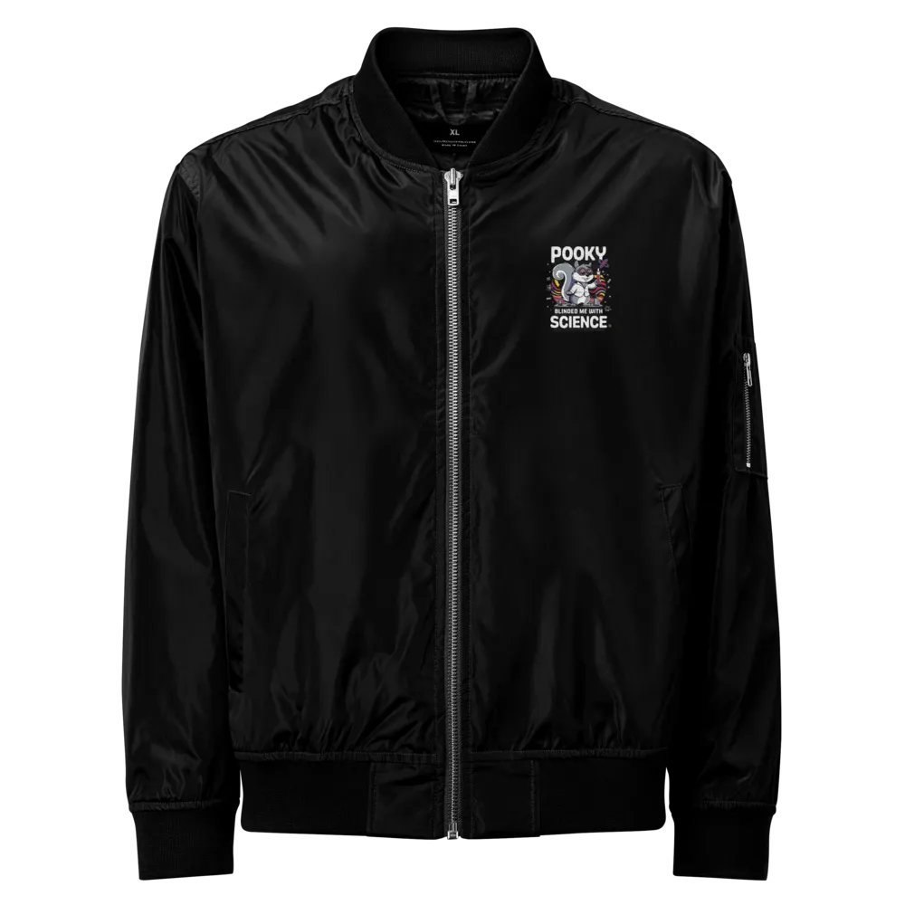 embroidered Atomic Scientist Bomber Jacket product image (1)