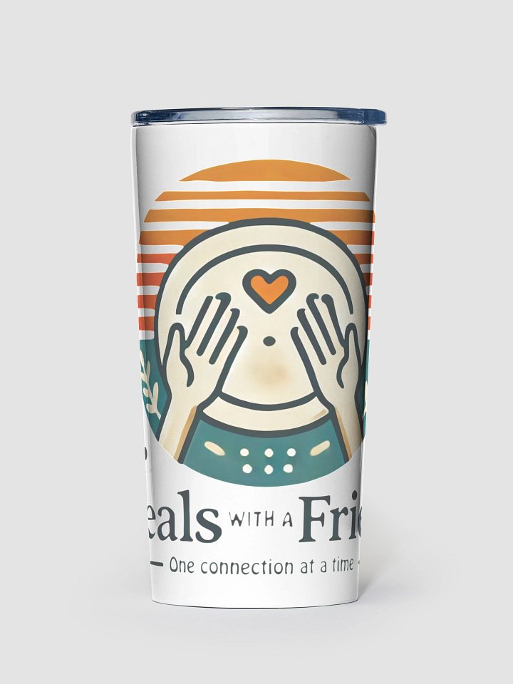 The 20oz Warming Hearts, One Sip at a Time Stainless Steel Tumbler product image (1)