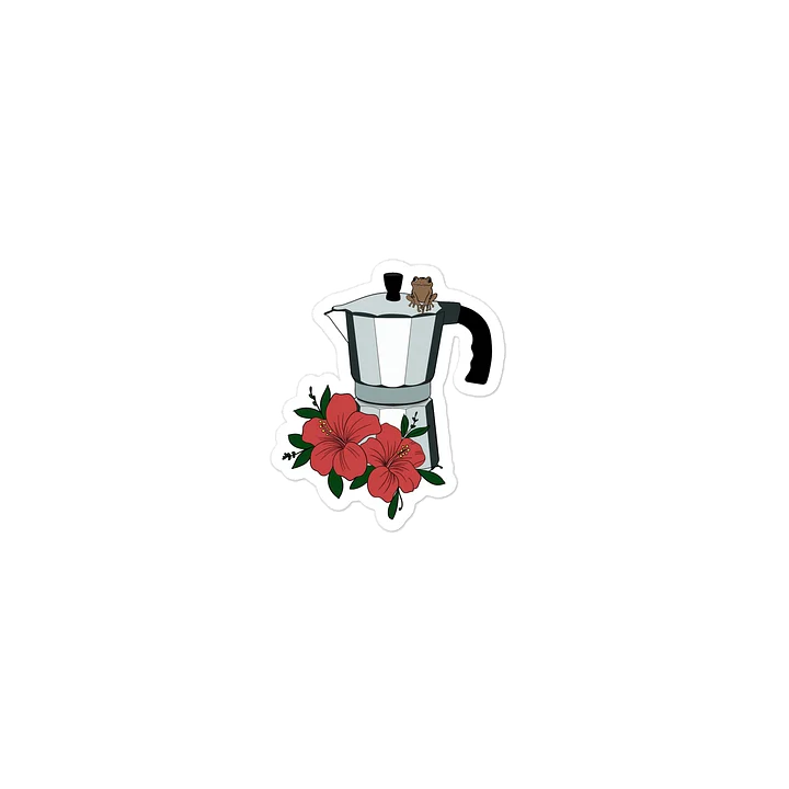 Cafetera Boricua (Sticker) product image (2)