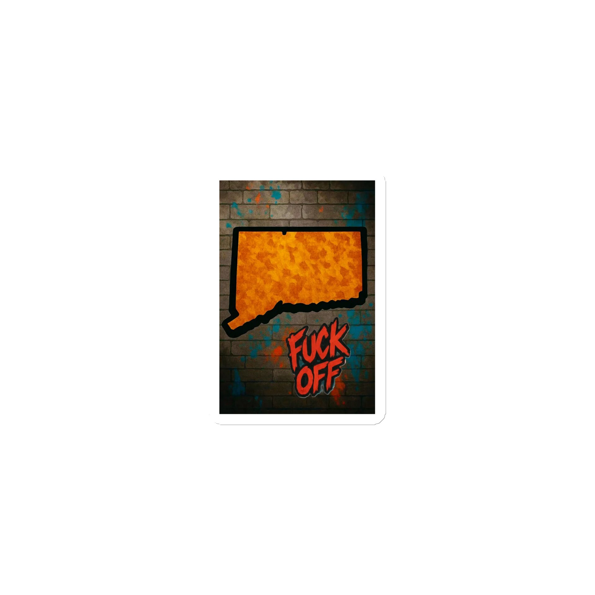 Connecticut State Pride Die-Cut Magnets product image (1)