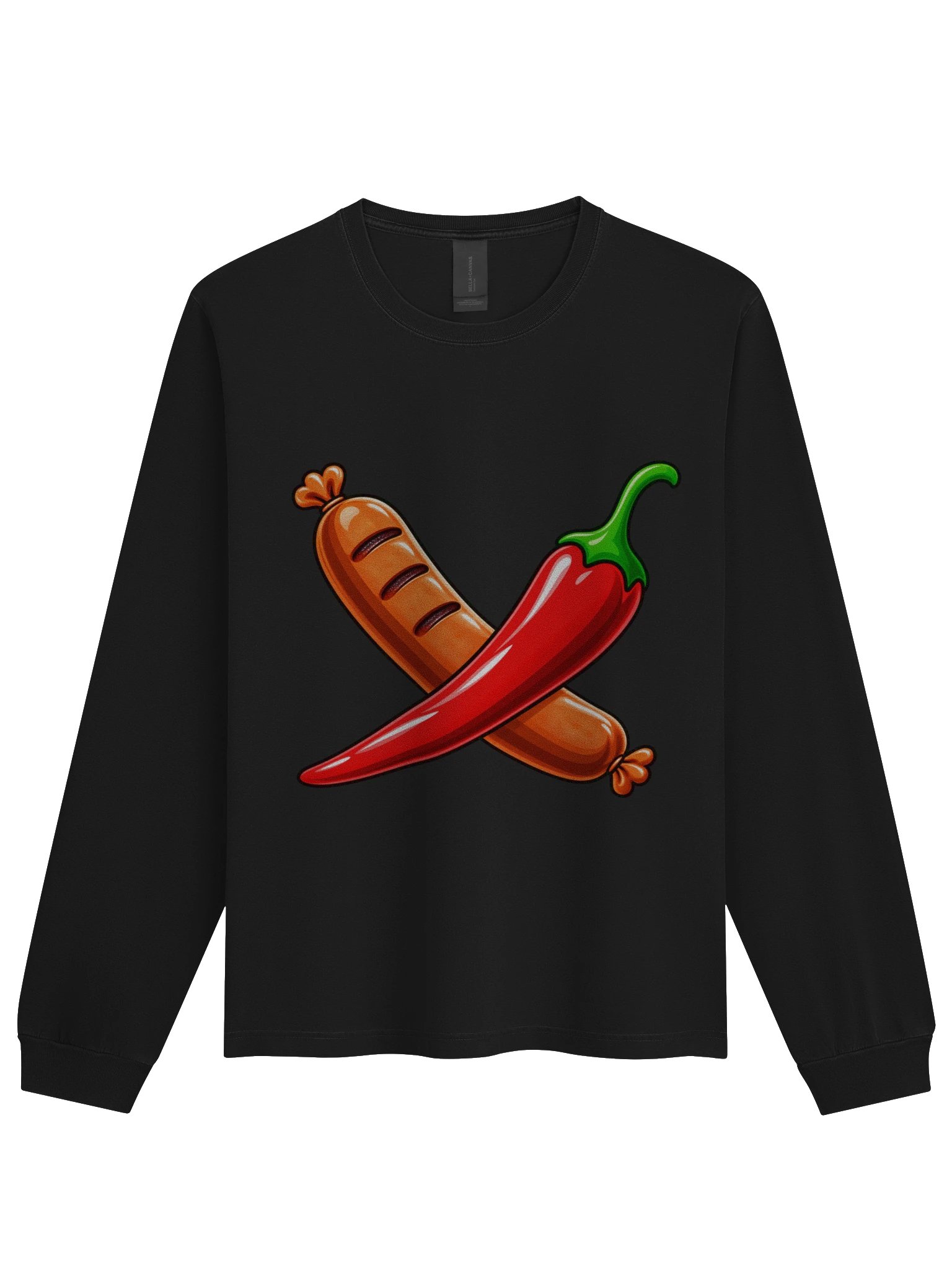 Hot Pepper Washed Long Sleeve Tee product image (1)