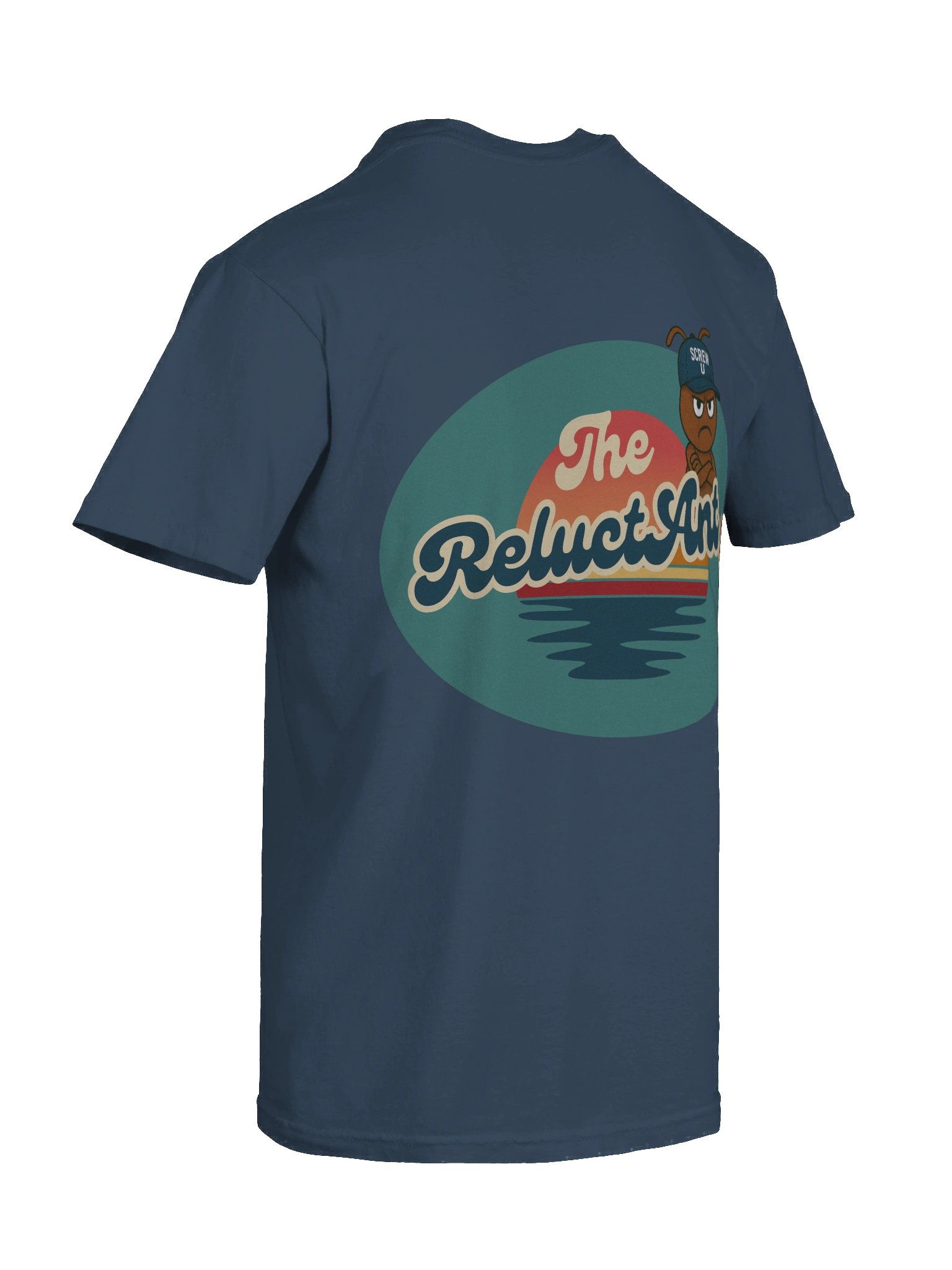 Screw U T-Shirt by The ReluctAntz - Midnight Blue product image (10)