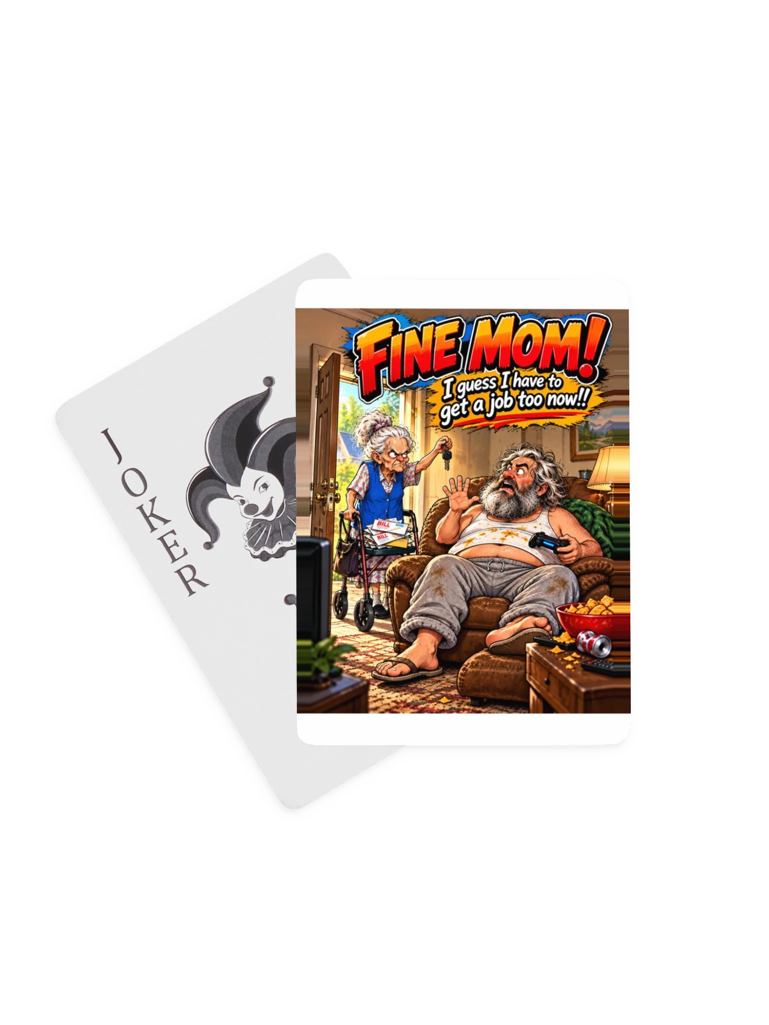 Fine Mom Poker Playing Cards product image (1)