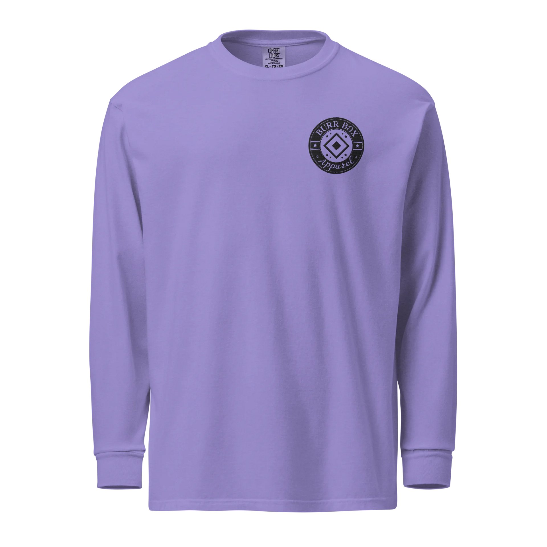 BURR BOX Unisex Garment-Dyed Heavyweight Long Sleeve Shirt product image (17)