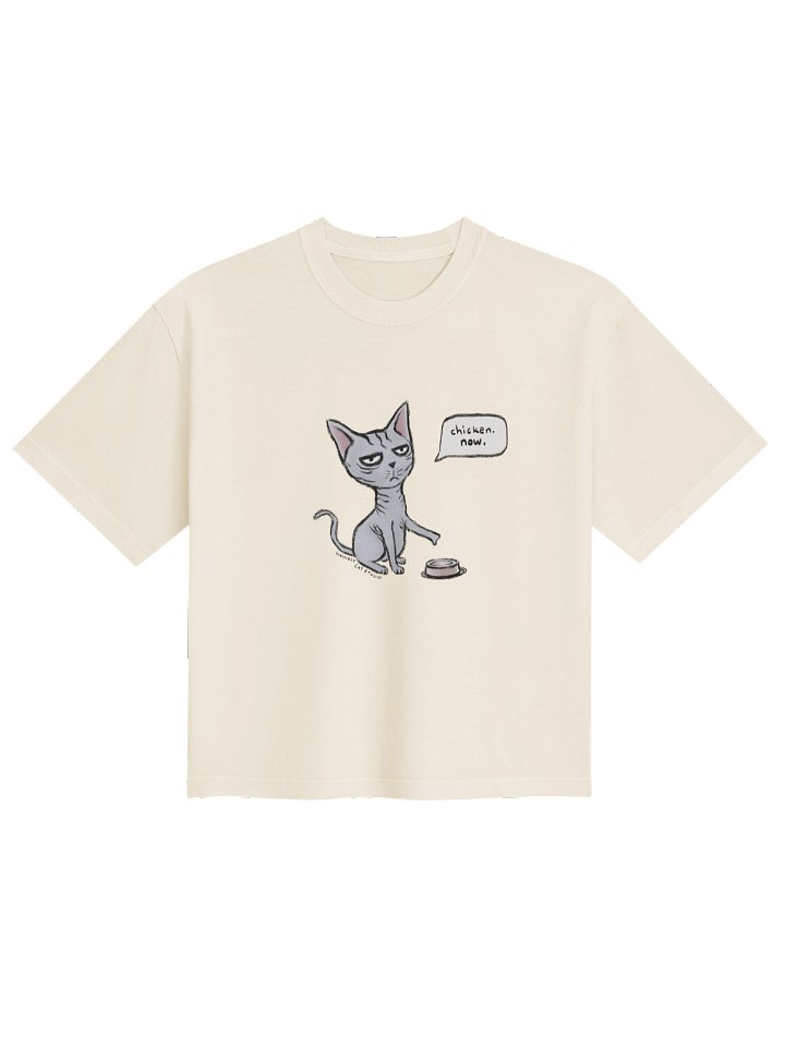 Chicken Now Women's Boxy Heavyweight T-shirt product image (17)